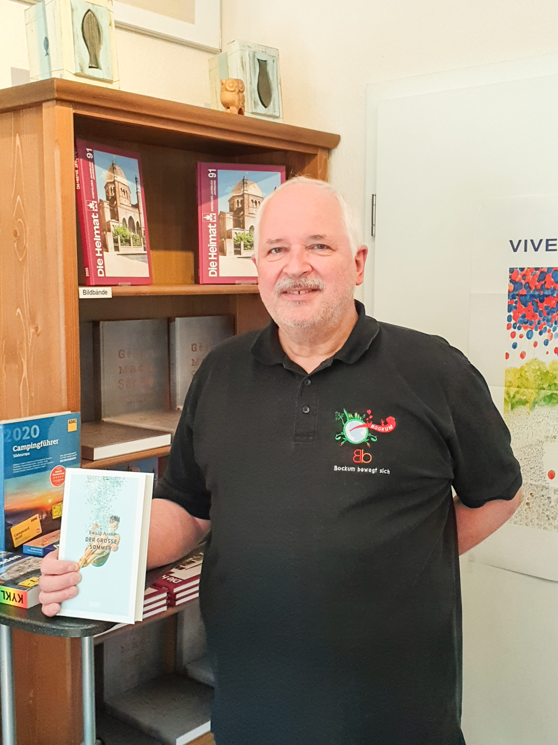 Reiner Volkmann und Anja Choinowski haben mit der Bockumer Buchhandlung und "Rheinschmökern" jeweils ihre Leidenschaft zum Beruf gemacht.